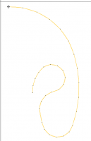 вариация длины стежка по форме кривой