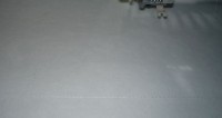 машинная вышивка аппликационной петельки на махровом полотенце шаг 03